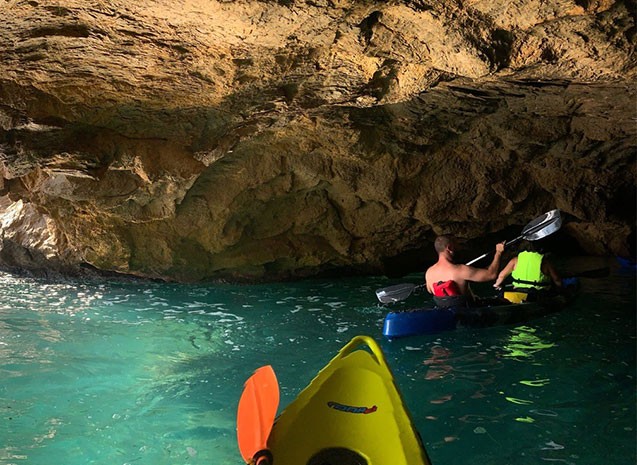 Kayak + snorkel Reserva Marina Cabo Tiñoso